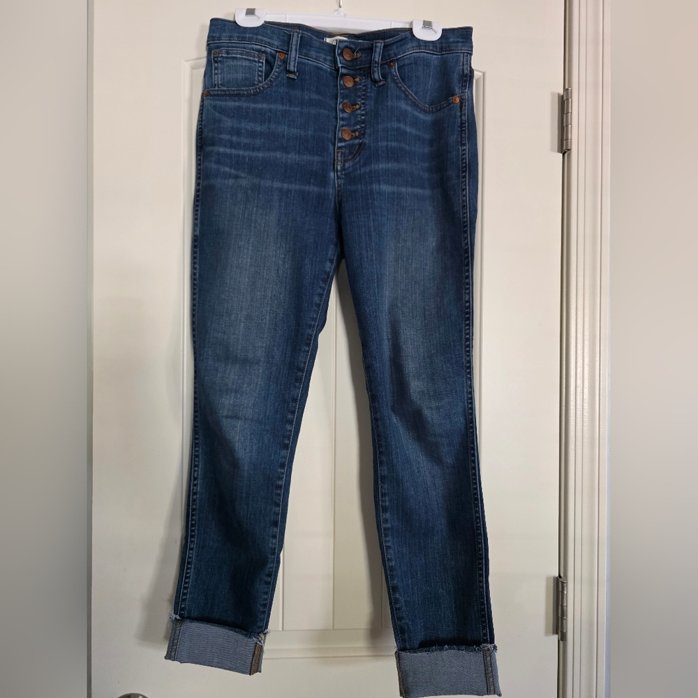 Madewell High Rise Blue Jeans Classic Denim